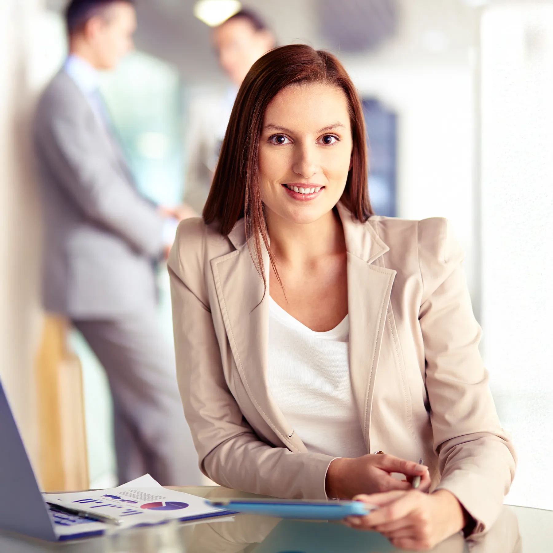 oficina financiera en Palencia asesorando clientes